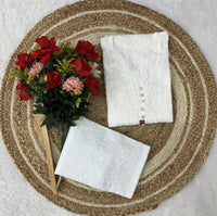 Finest Dobby cotton Dyeable Kurti - Chikankari official