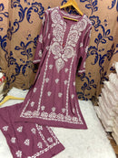 Finest quality intricate Hand Embroidery Rayon Combo - Chikankari official
