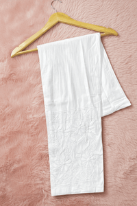 Free Size Lycra Stretchable Chikankari Embroidery Pant - Chikankari official