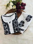 Fresh 3d Work rayon co - ord - Chikankari official