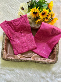 Fresh Dobby cotton Tone to Tone combo - Chikankari official