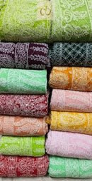 Full Jaal Georgette Saree All over Work Finest Finishing With Blouse - Chikankari official