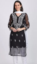 Gala buti Mirror Kurtis with inner - Chikankari official