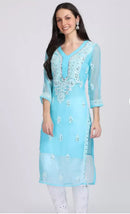 Gala buti Mirror Kurtis with inner - Chikankari official
