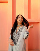 Georgette Light Work 3pc Set - Chikankari official