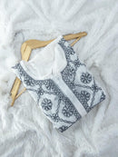 Georgette Timeless Chikankari In Nyra - Chikankari official
