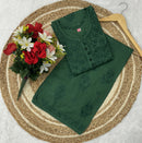 Ghas Patti Hand work dobby cotton combo - chikankariofficial