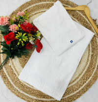Ghas Patti Hand work dobby cotton combo - Chikankari official