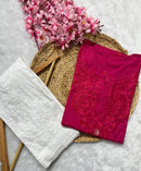 Ghaspatti Dyed Handcrafted Short Top - Chikankari official