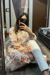 Ghaspatti Handwork Mul Kurti Buy 1 Get 1 - Chikankari official