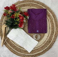 Ghaspatti Muqaish Combo - Chikankari official