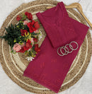 Ghass patti Dobby cotton Plazzo set - Chikankari official
