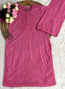 Ghass patti hand work kurta plazzo set - Chikankari official