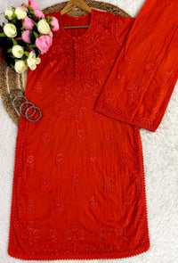 Ghass patti hand work kurta plazzo set - Chikankari official