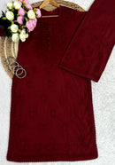 Ghass patti hand work kurta plazzo set - Chikankari official