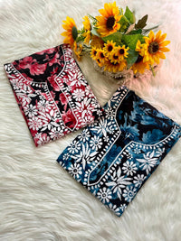 Ghass Patti Soft Mul cotton BOGO - Chikankari official