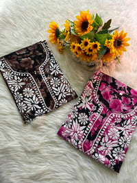 Ghass Patti Soft Mul cotton BOGO - Chikankari official