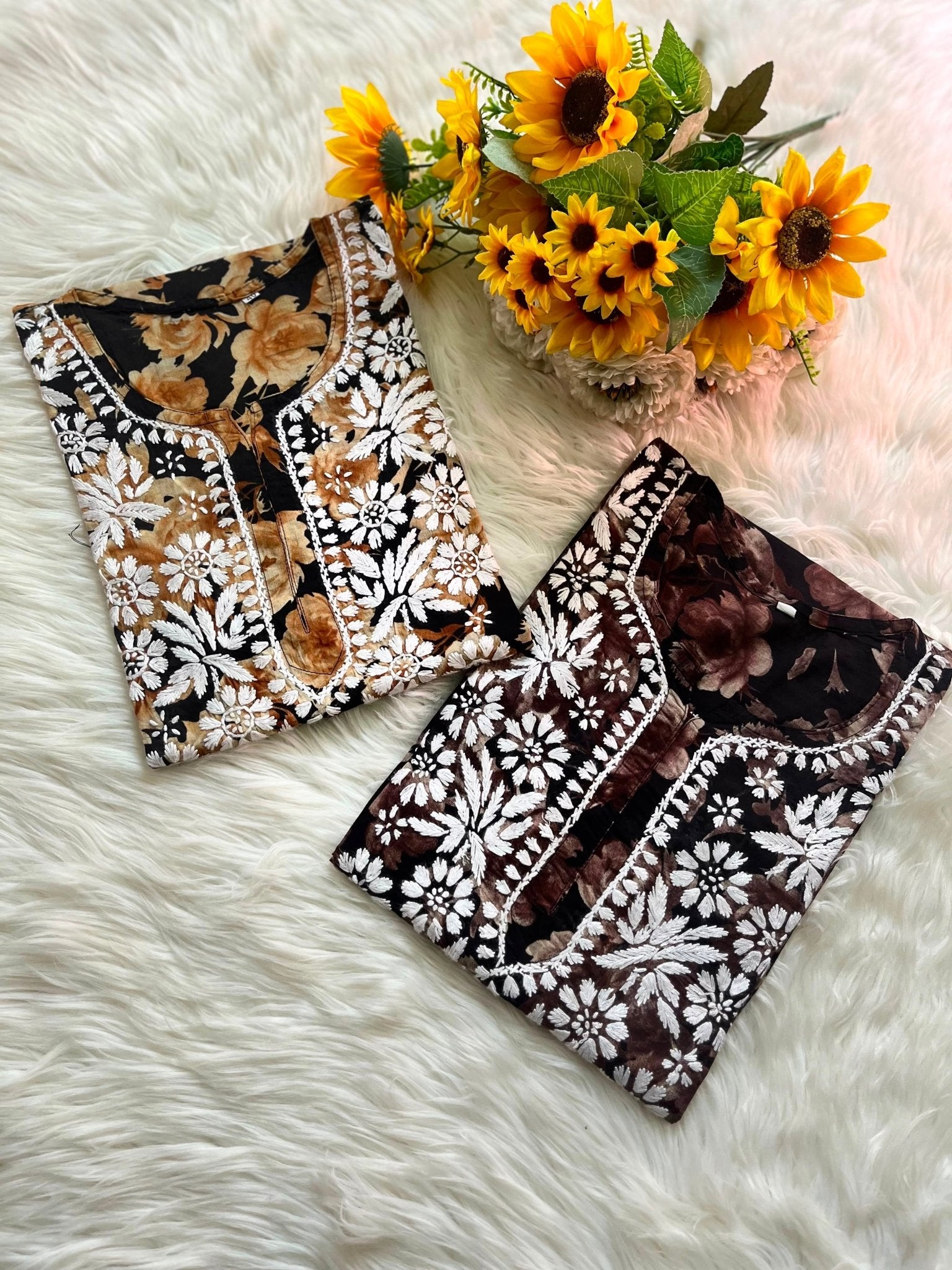 Ghass Patti Soft Mul cotton BOGO - Chikankari official