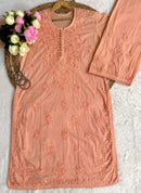 Ghasspatti Handwork Cotton Palazzo Set - Chikankari official