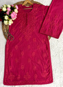 Ghasspatti Handwork Cotton Palazzo Set - Chikankari official