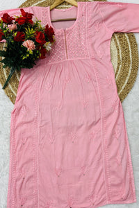 Ghasspatti Muqaish Gown - Chikankari official