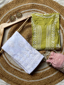 Gulab Modal Kurti fine intricate - Chikankari official