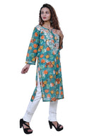 Gulafsha Allover Bali Work Floral Kurta - Chikankari official