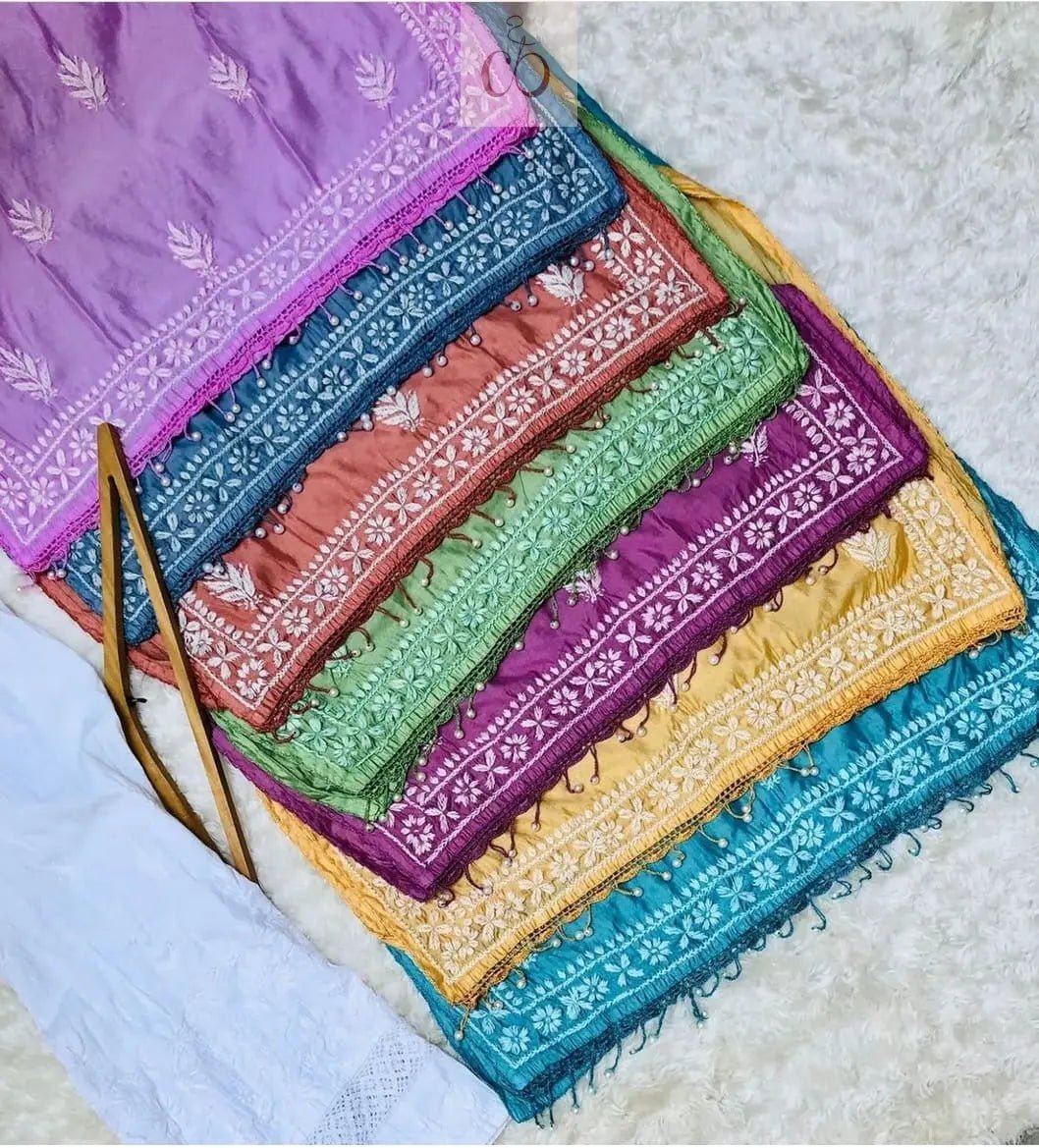 Hand Craft Resham article - Chikankari official