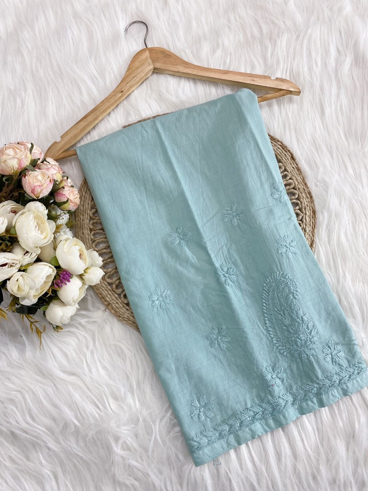Handcrafted Heavy boota Chikan Combo - Chikankari official