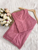 Handcrafted Heavy boota Chikan Combo - Chikankari official