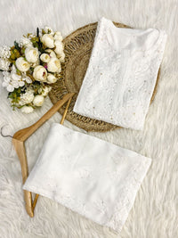 Handcrafted Rayon Co - ord Muqaish Combo Tanya Special - Chikankari official