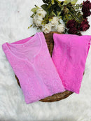 Handmade Premium Rayon 2pc Set - Chikankari official