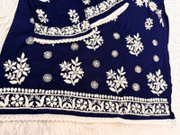 Handwork Heavy Modal Plazzo Combo - Chikankari official
