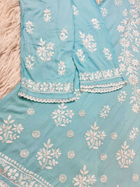 Handwork Heavy Modal Plazzo Combo - Chikankari official