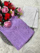 Handwork Muslin ChiKan Upgraded Edition Combo - Chikankari official