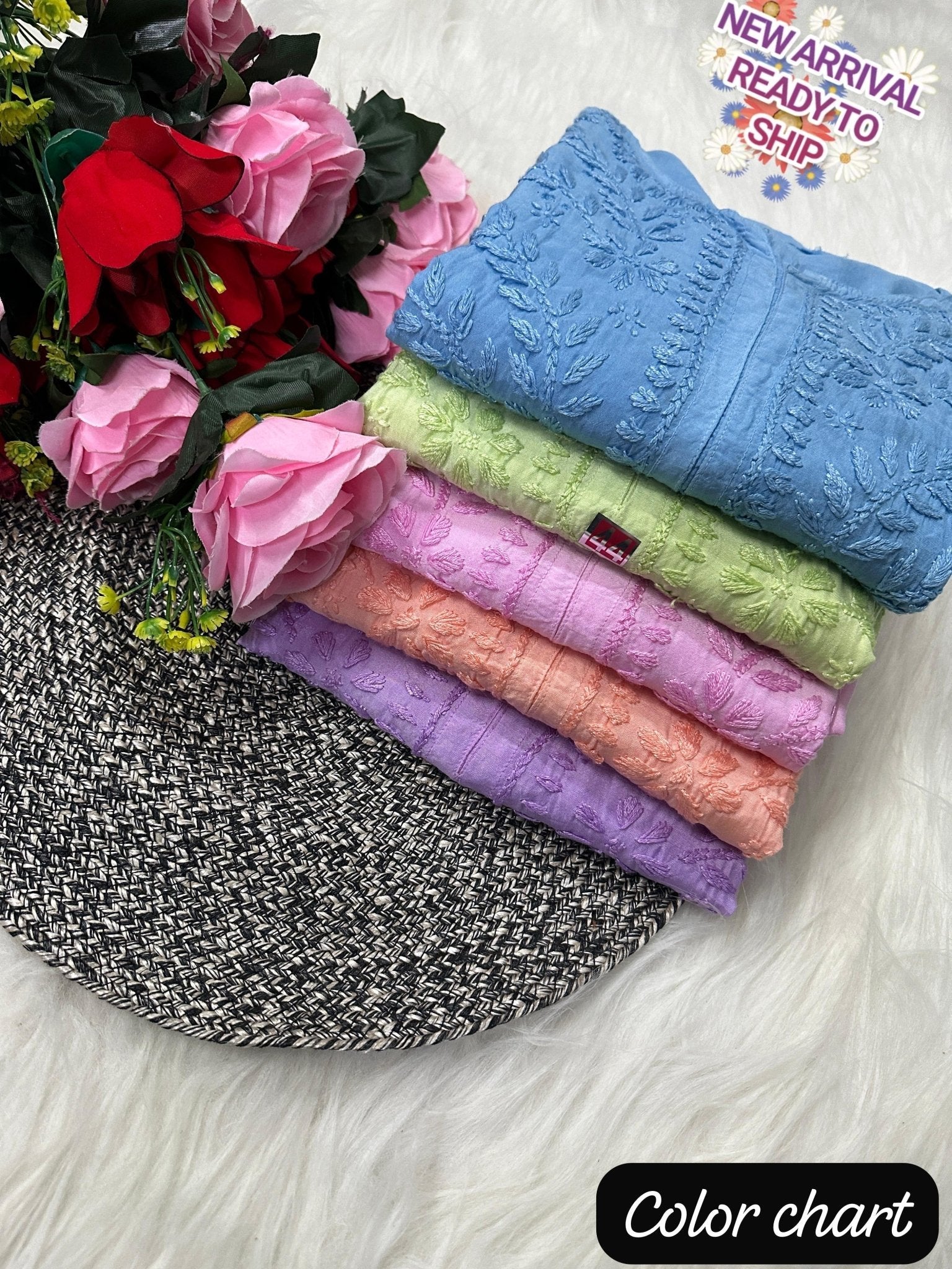 Handwork Muslin ChiKan Upgraded Edition Combo - Chikankari official