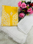 Handwork Pure Modal chikan kurti - Chikankari official