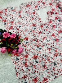 Handwork Pure Mul cotton Floral Printed Combo - Chikankari official