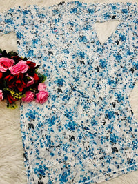Handwork Pure Mul cotton Floral Printed Combo - Chikankari official