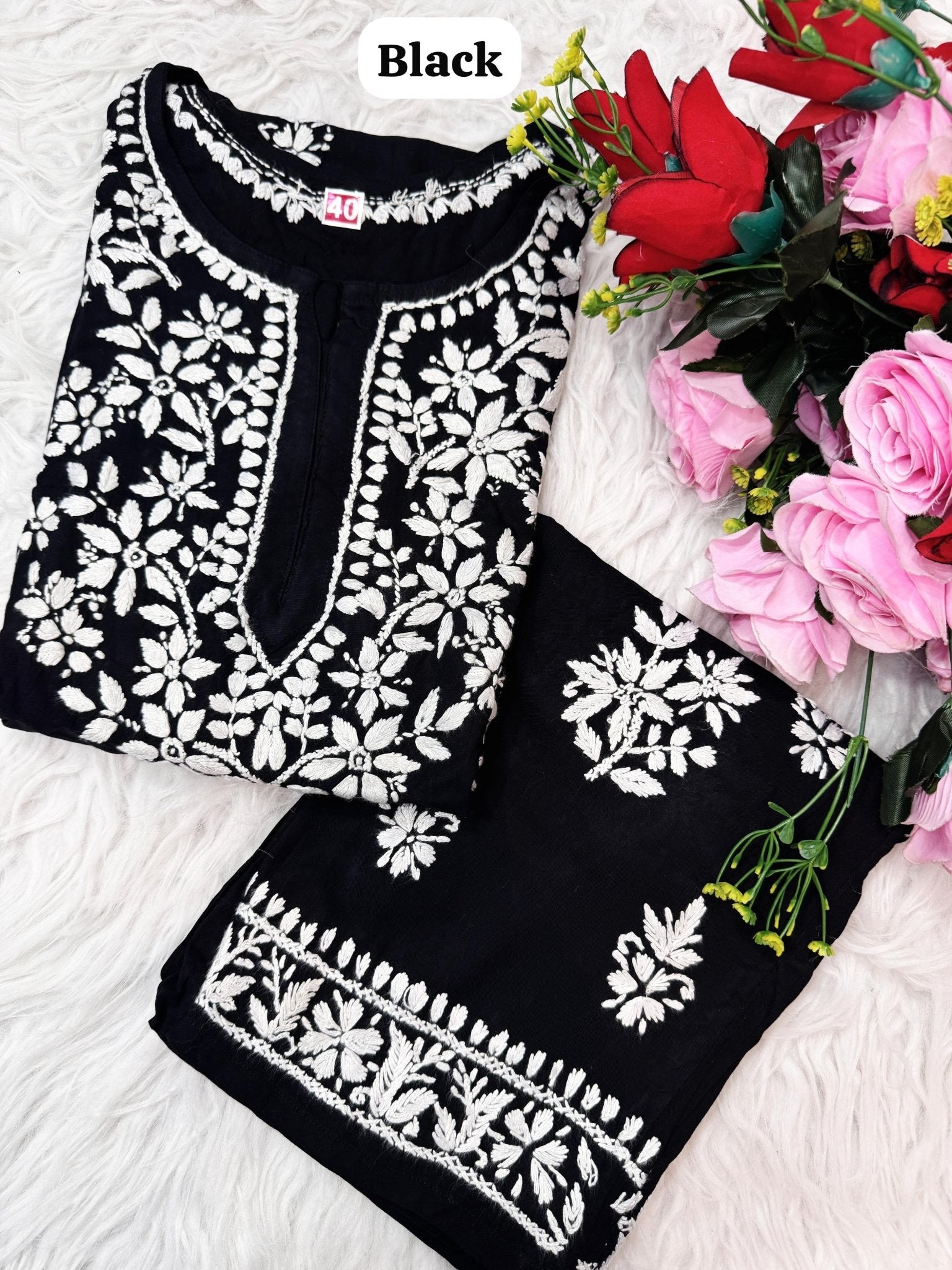 Handwork Soft Breezy Rayon Combo - Chikankari official