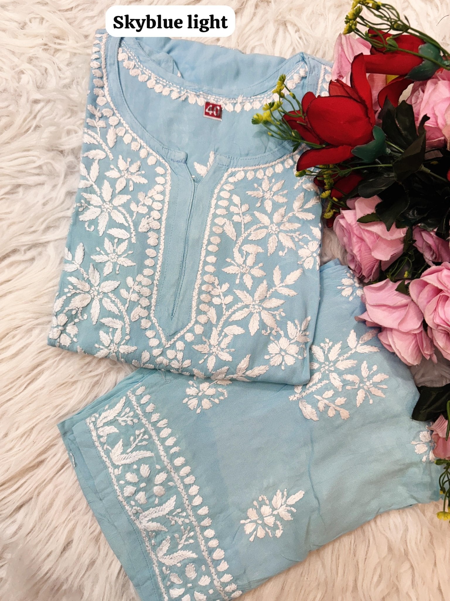 Handwork Soft Breezy Rayon Combo - Chikankari official