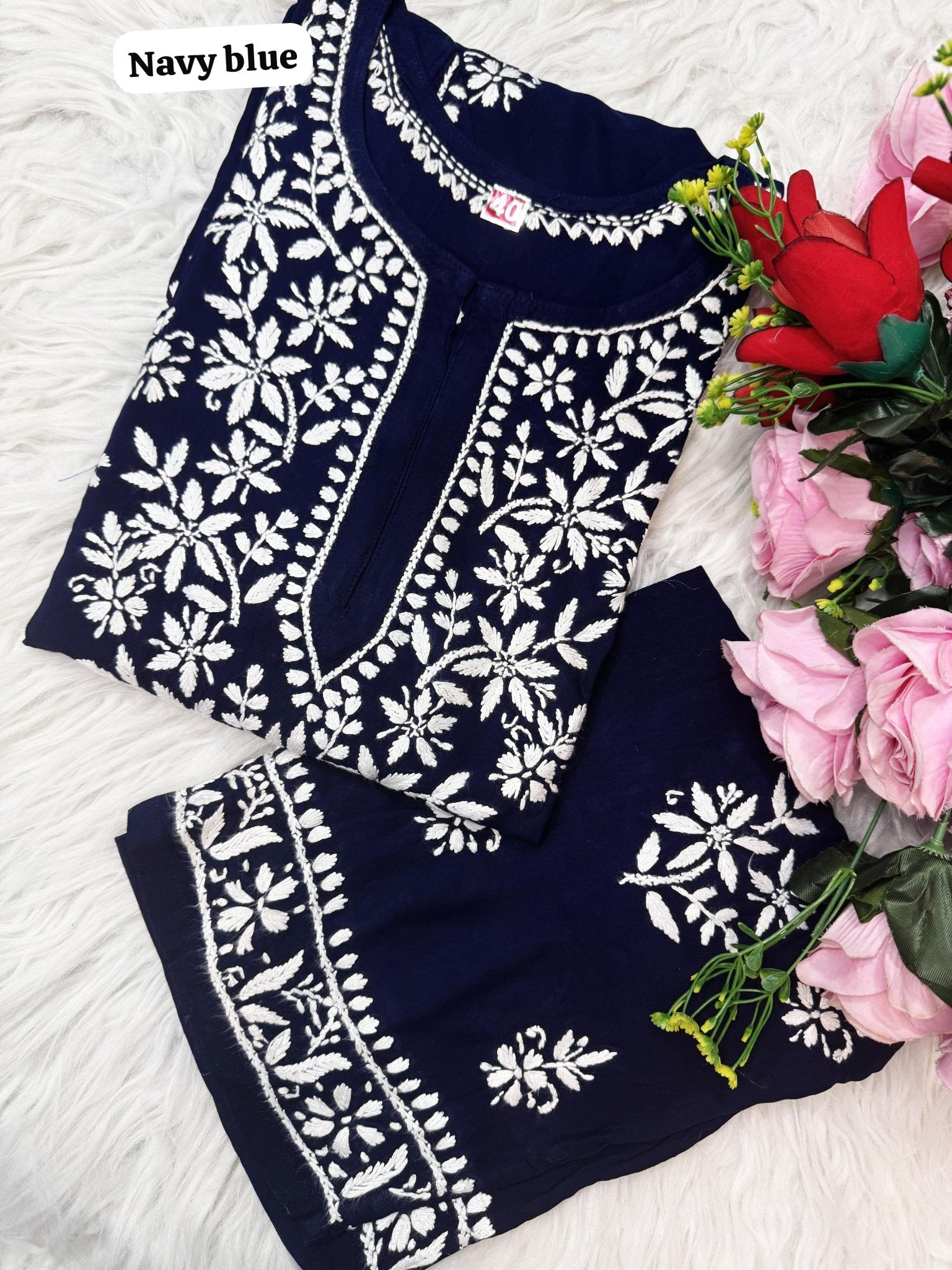 Handwork Soft Breezy Rayon Combo - Chikankari official
