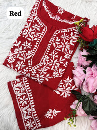 Handwork Soft Breezy Rayon Combo - Chikankari official