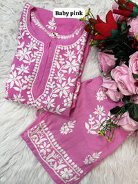 Handwork Soft Breezy Rayon Combo - Chikankari official