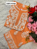 Handwork Soft Breezy Rayon Combo - Chikankari official