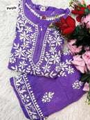 Handwork Soft Breezy Rayon Combo - Chikankari official
