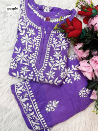 Handwork Soft Breezy Rayon Combo - Chikankari official