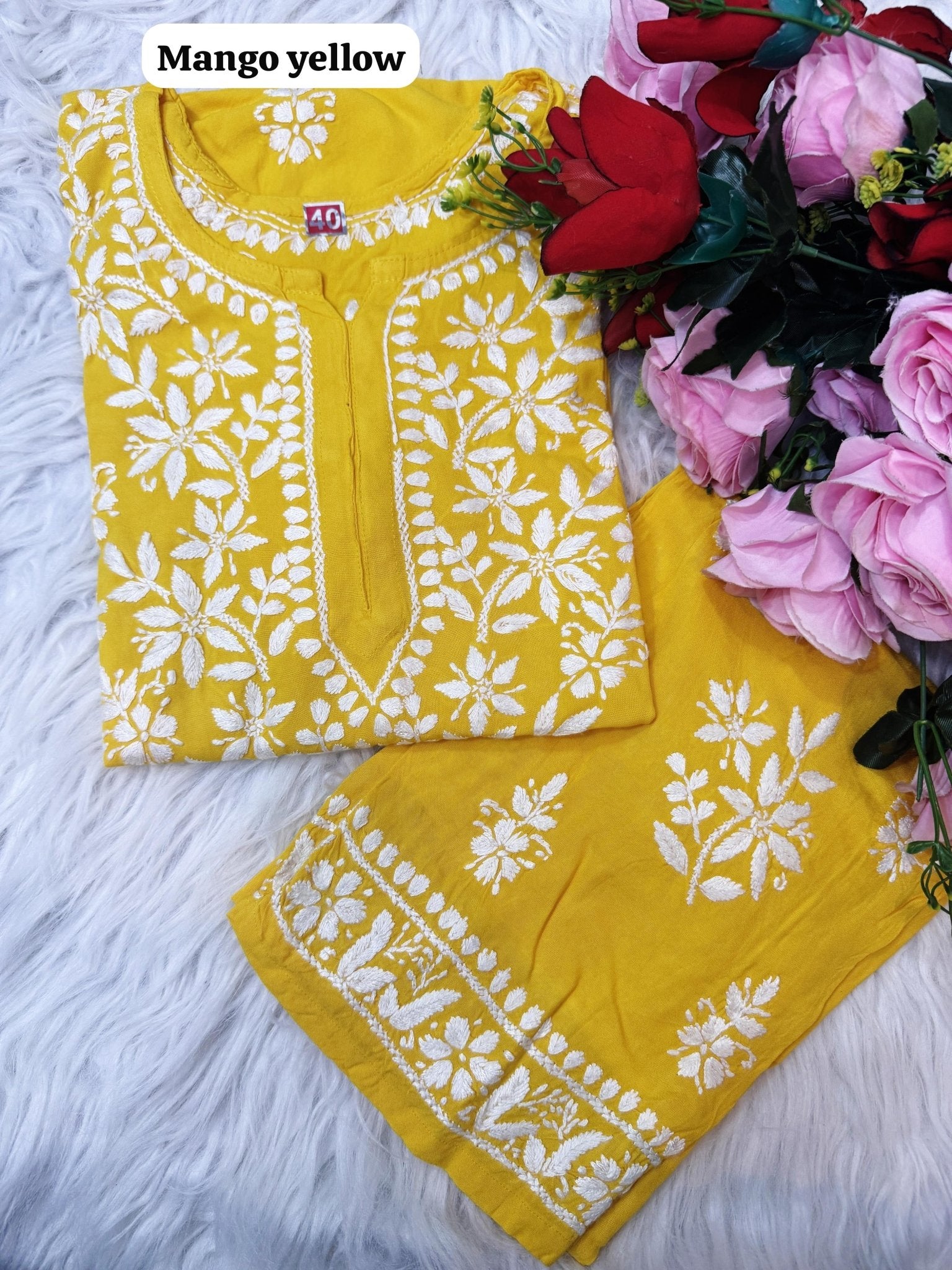 Handwork Soft Breezy Rayon Combo - Chikankari official