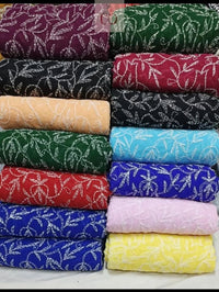 Handwork Tepchi Exclusive Saree From Lucknow With Blouse - Chikankari official