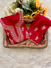 Hayaat Designer Cut Work Set - Chikankari official